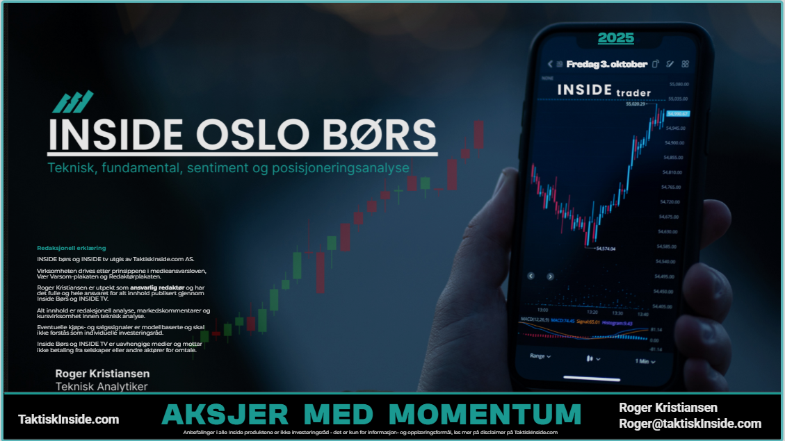 Inside Oslo B rs Aksjer Med Momentum Fredag 3 Oktober Teknisk 